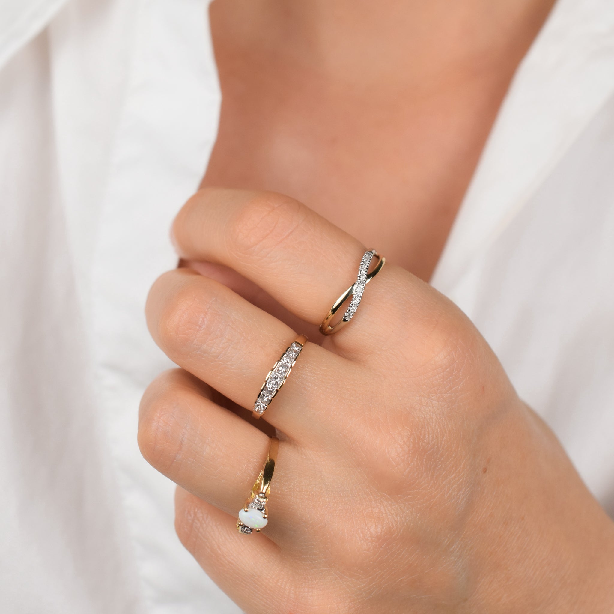 Infinity Diamond Band