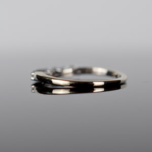 white gold diamond nesting ring, folklor