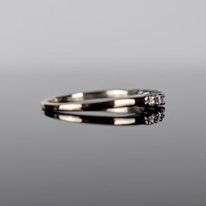 white gold diamond nesting ring, folklor