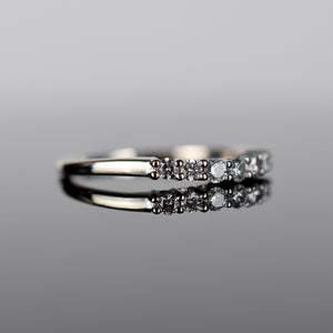 white gold diamond nesting ring, folklor
