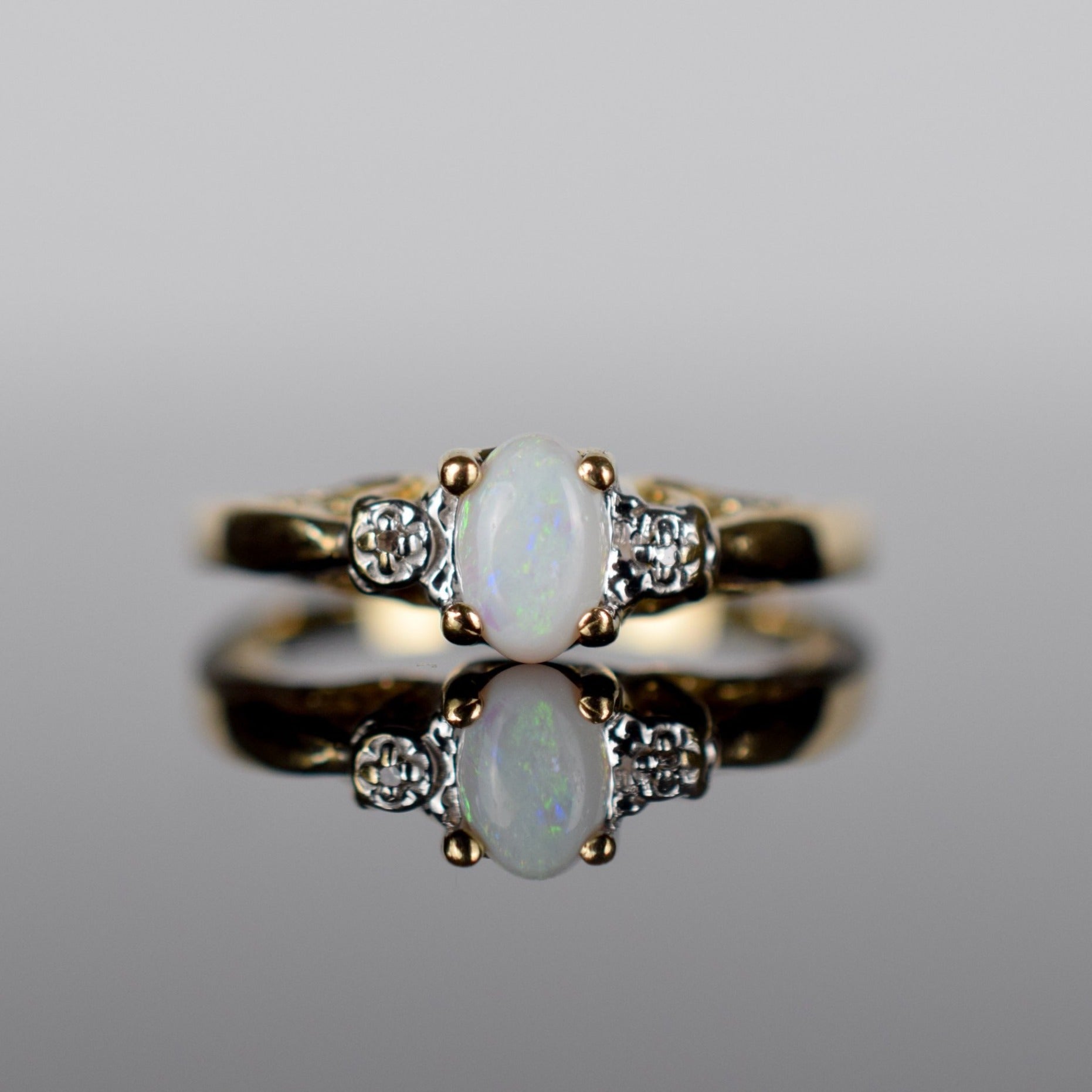vintage opal ring, folklor
