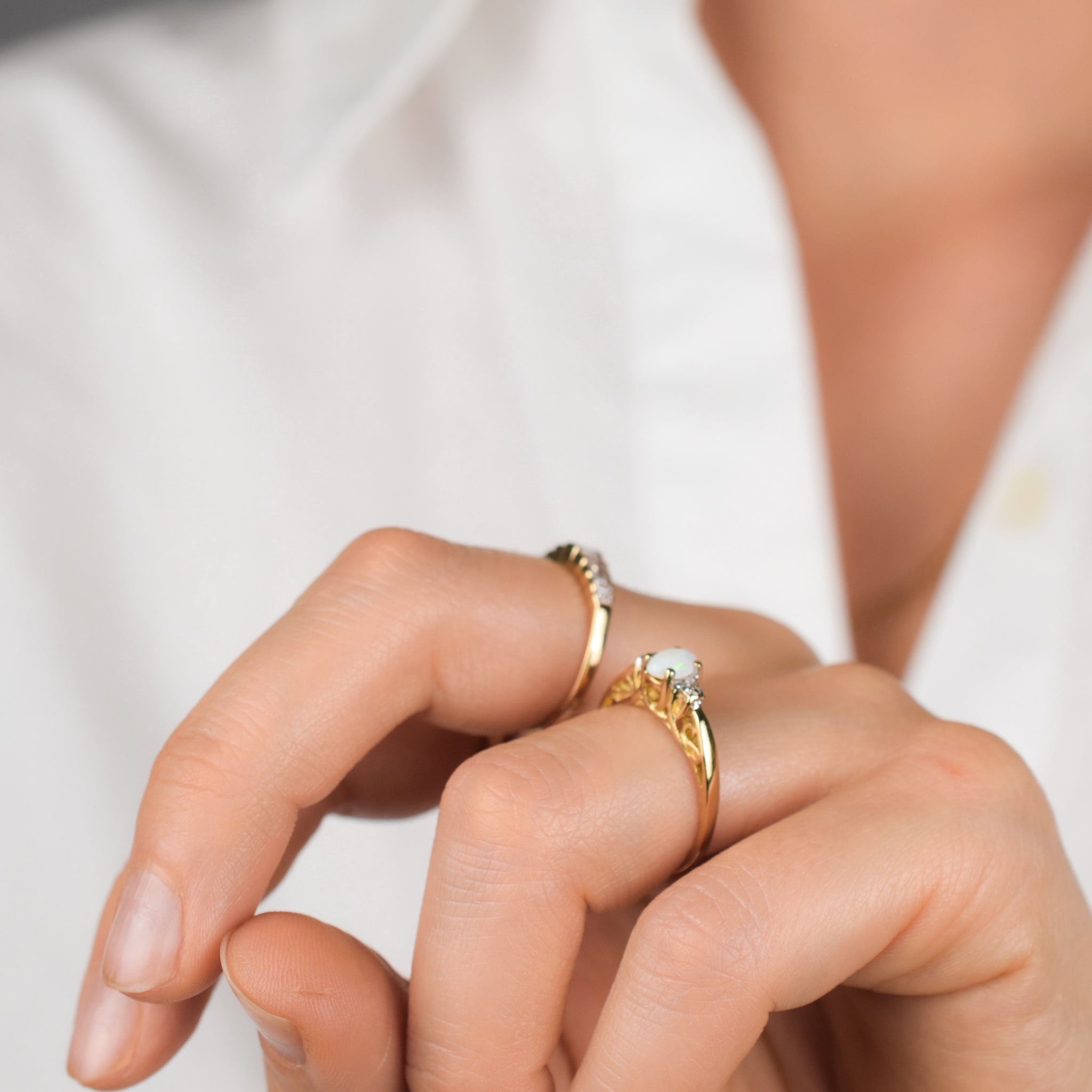 vintage opal ring, folklor