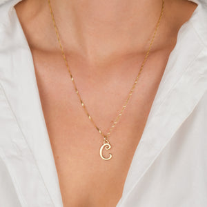 vintage C pendant, folklor