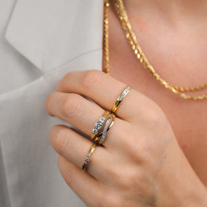 Diamond Trilogy Ring (14k)