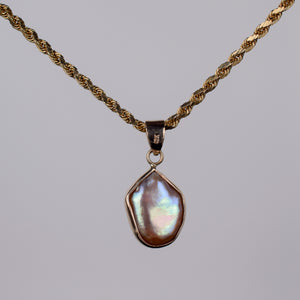 vintage baroque pearl pendant, folklor