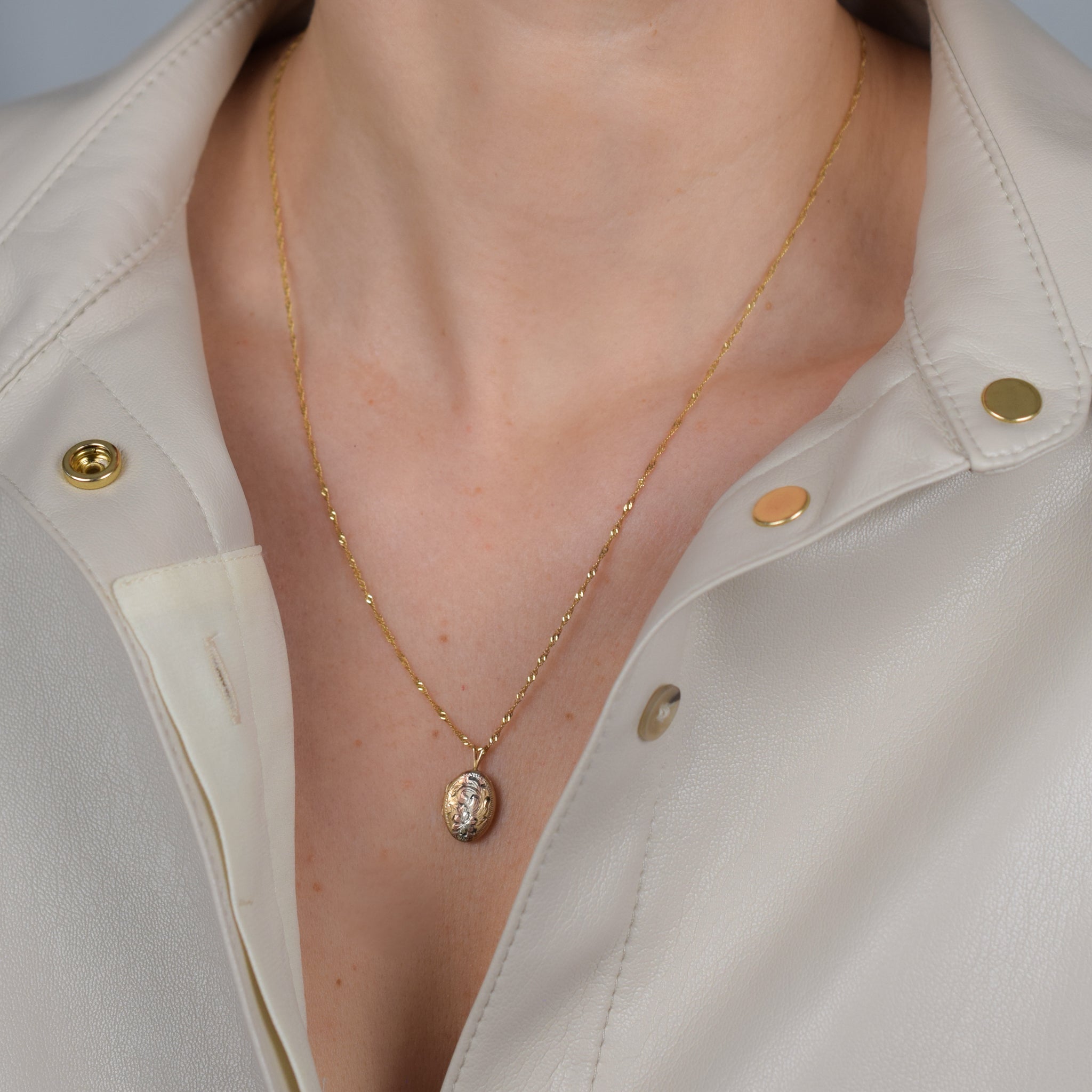 Dainty Locket Necklace