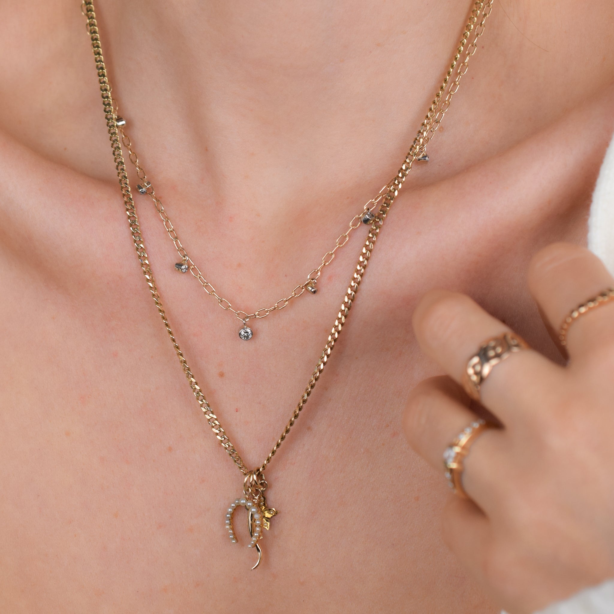 Antique Seed Pearl Pendant