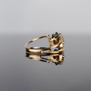 vintage Sapphire and Diamond ring, folklor 