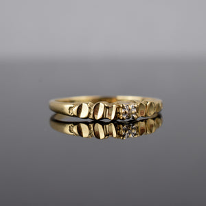 Diamond Cut Stacking Band