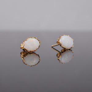 vintage opal earrings, folklor