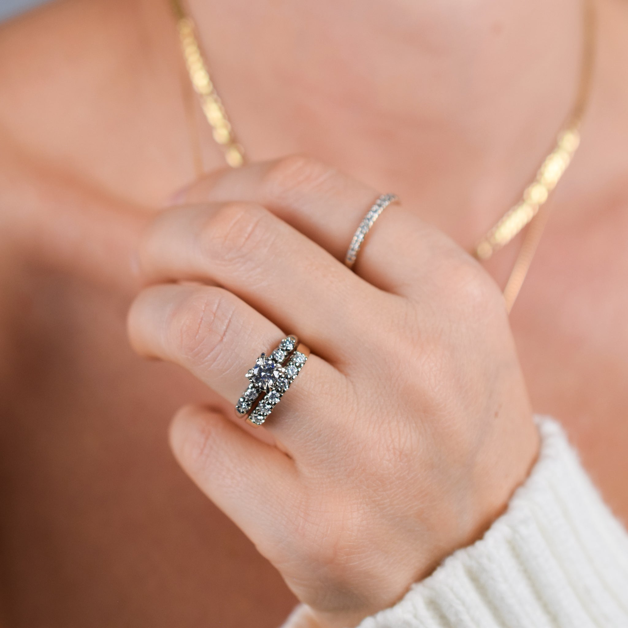 vintage diamond engagement ring, folklor