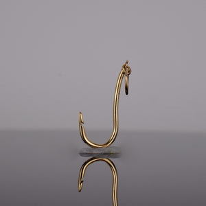 Golden Fish Hook Pendant
