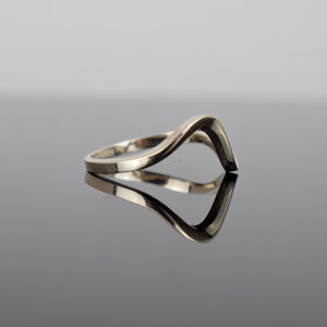 vintage gold stacking ring, folklor