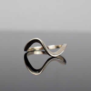vintage gold stacking ring, folklor