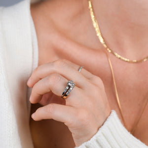 vintage diamond engagement ring, folklor