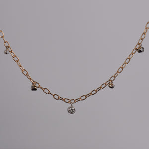 old mine cut diamond necklace, folklor
