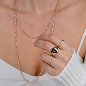 vintage signet ring, folklor