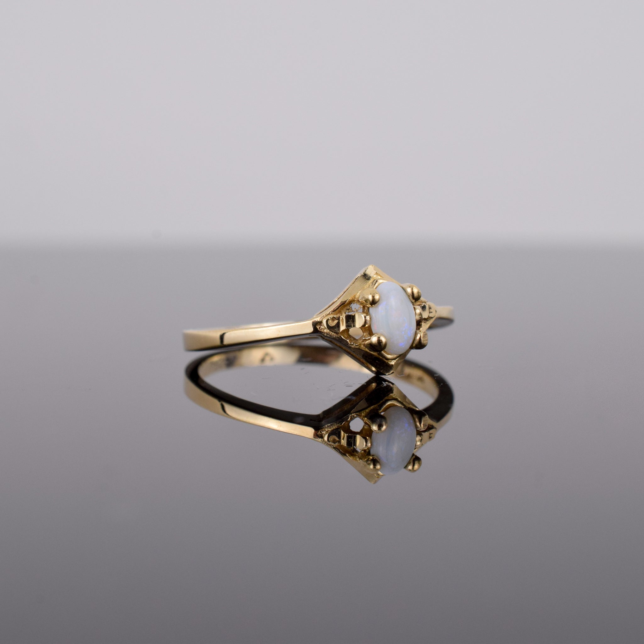 vintage opal ring, folklor 