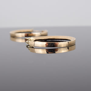 vintage gold hoop earrings, folklor