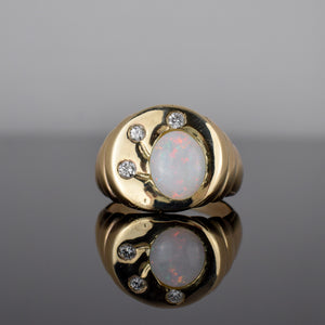 Structural Opal ring, folklor 