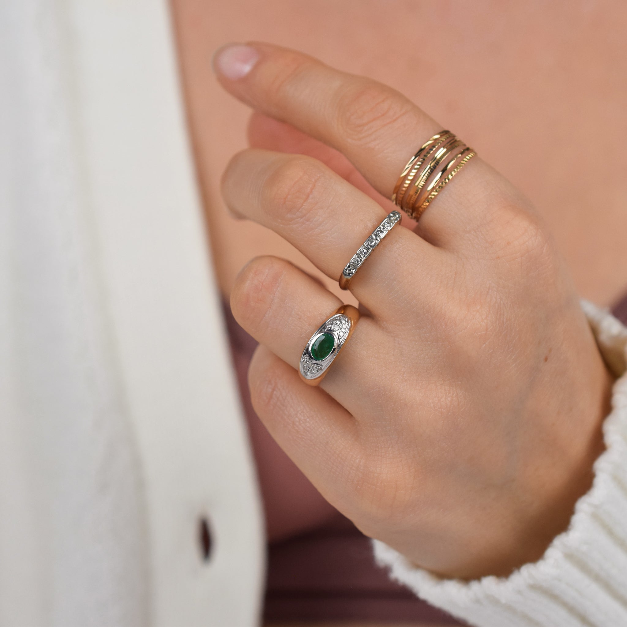 antique orange blossom diamond ring, folklor