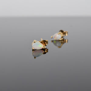 vintage opal studs, folklor