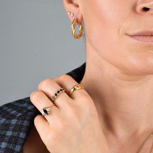 Chunky Gold Hoops (10k)