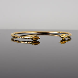 vintage gold bangle, folklor