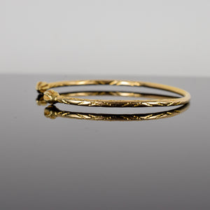 vintage gold bangle, folklor