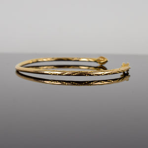 vintage gold bangle, folklor