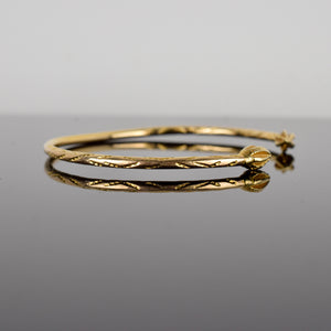 vintage gold bangle, folklor