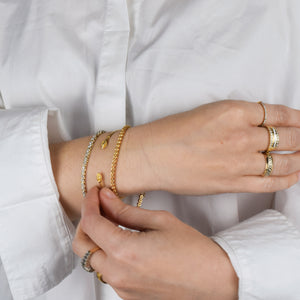 vintage gold bangle, folklor